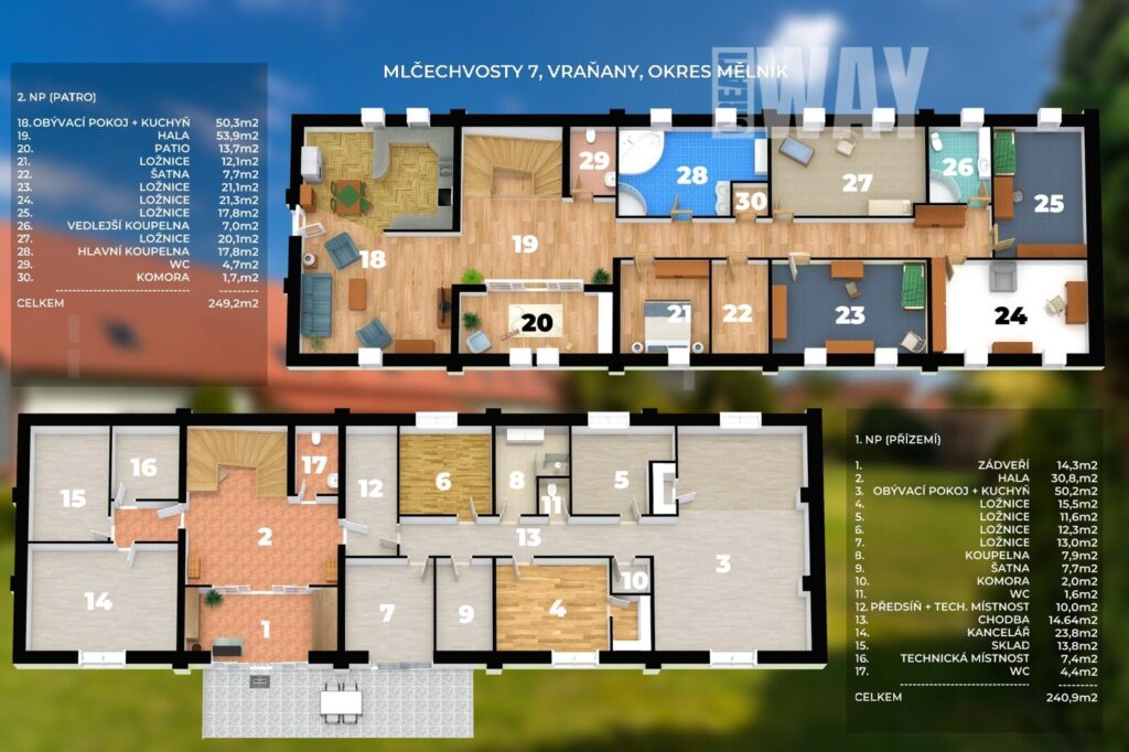 VELKÝ MODERNÍ DŮM S KRÁSNOU ZAHRADOU NA BYDLENÍ, REKREACI I PODNIKÁNÍ