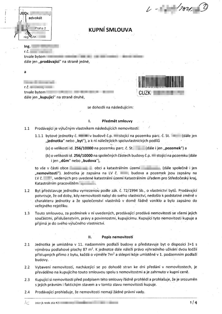 Jaké dokumenty po vás budu chtít při prodeji (a jaké si opatřím sám)