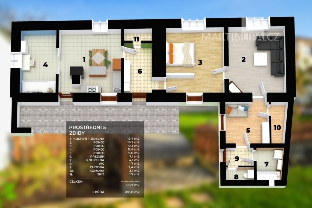 RD Prostřední 5, Zdiby